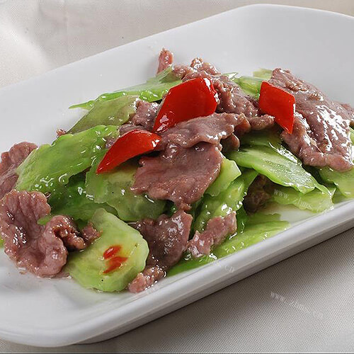 牛肉炒苦瓜