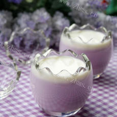 紫薯酸奶布丁