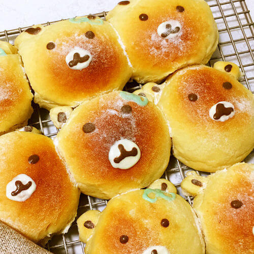 「手工美食」小熊面包