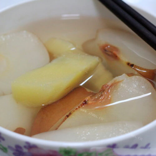 甘蔗雪梨糖水