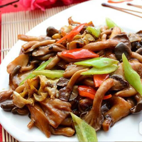 双椒炒牛肚