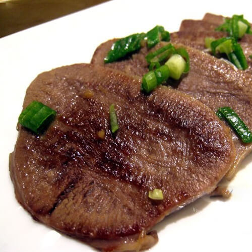 大蒜焖牛舌