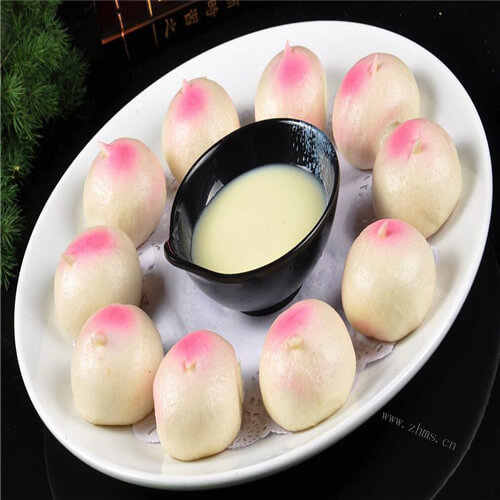 莲蓉寿桃包