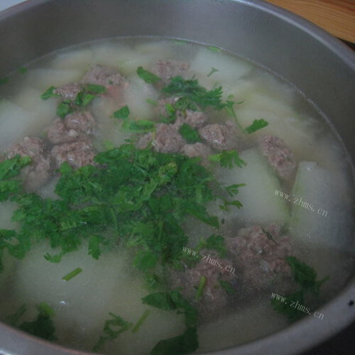 冬瓜烩羊肉丸