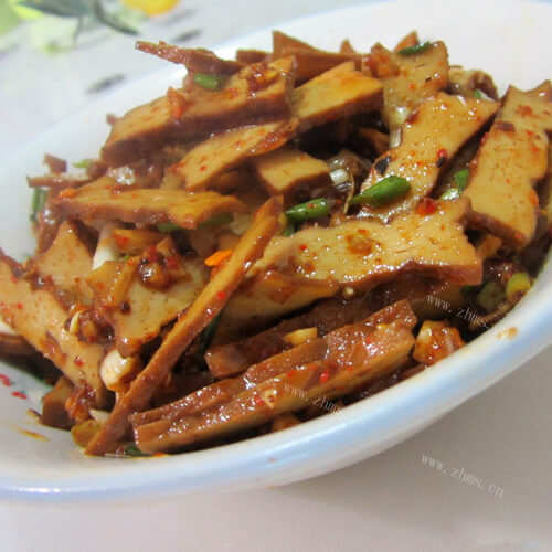 凉拌卤豆腐干