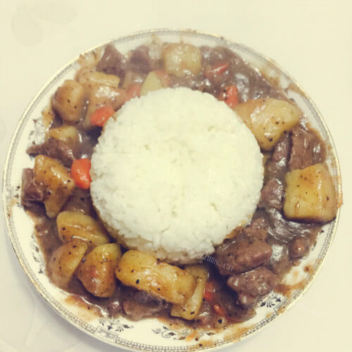 番茄牛肉蔬菜饭