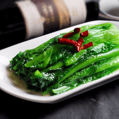 清炒油麦菜