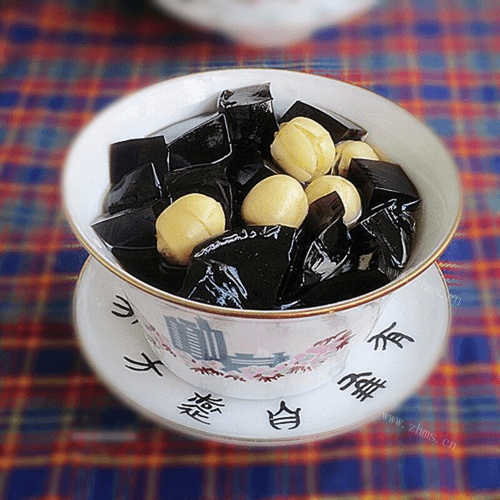 莲子龟苓膏