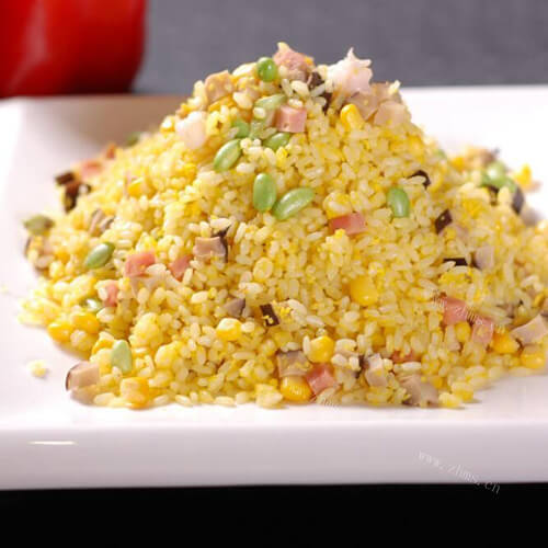 蛋香粒粒饭