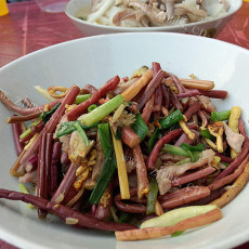 干蕨菜炒肉丝