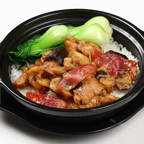 香肠煲饭