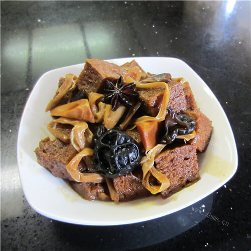 红烧烤麸