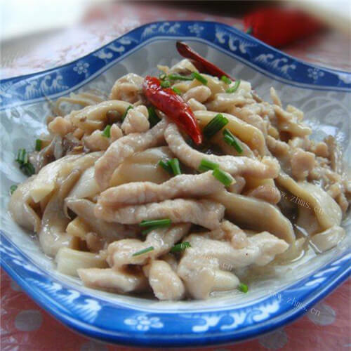 袖珍菇炒肉片