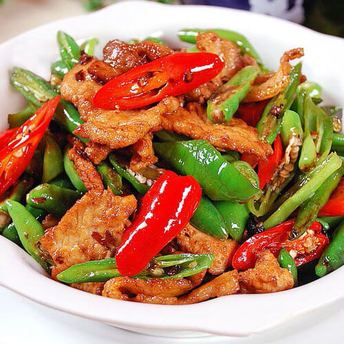 辣椒炒肉丁