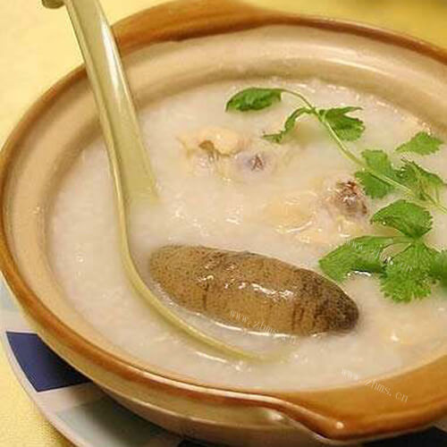 乌参鸡粥