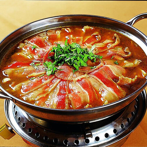 金针菇肥牛酸辣汤