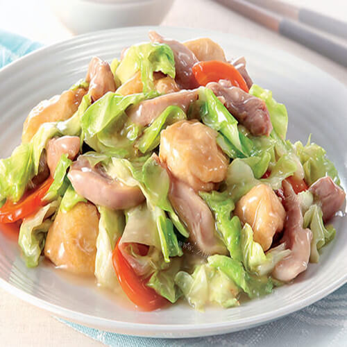 芥蓝炒豆腐