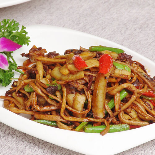 爆炒茶树菇