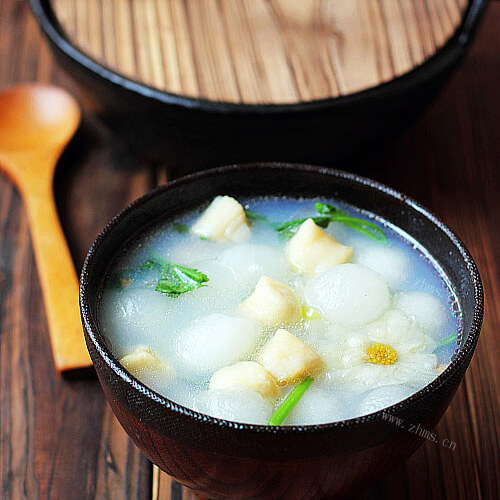 鲜贝冬瓜球