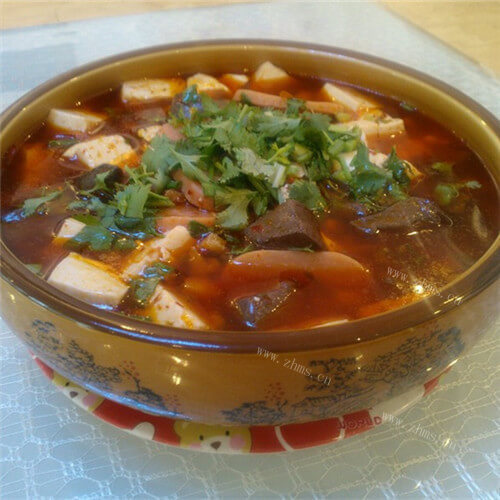鸭血豆腐汤