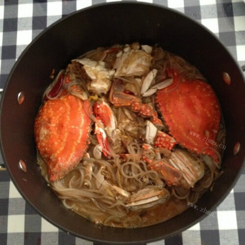咖喱粉丝海蟹煲