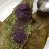 紫薯水晶粽 的做法图解八