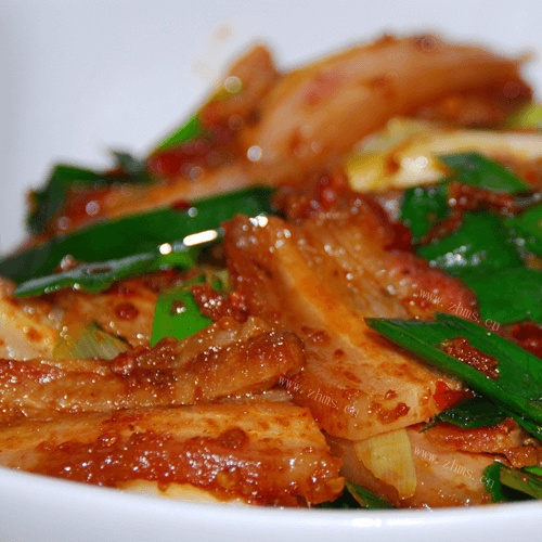 苕皮辣椒回锅肉