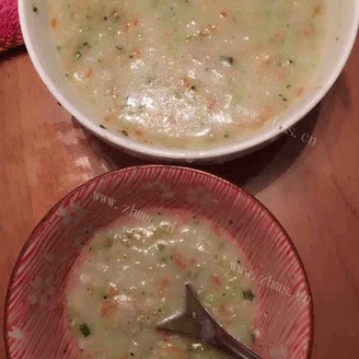 胡萝卜西兰花瘦肉粥