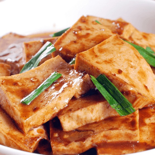 酱香肉粒豆腐