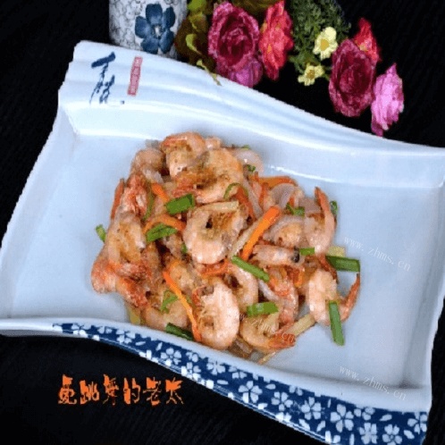 好吃的三丝炒白虾