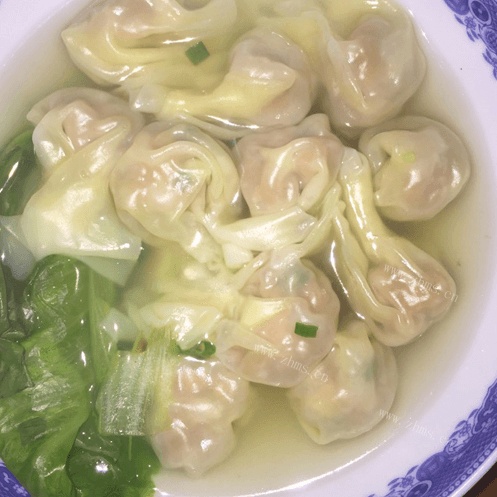 韭菜云吞