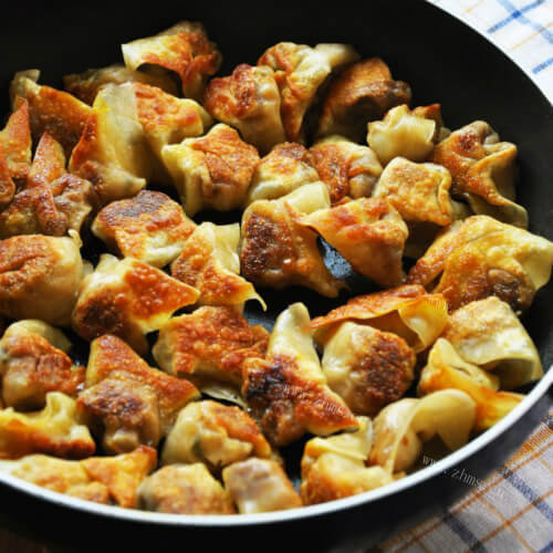 椒盐香煎馄饨