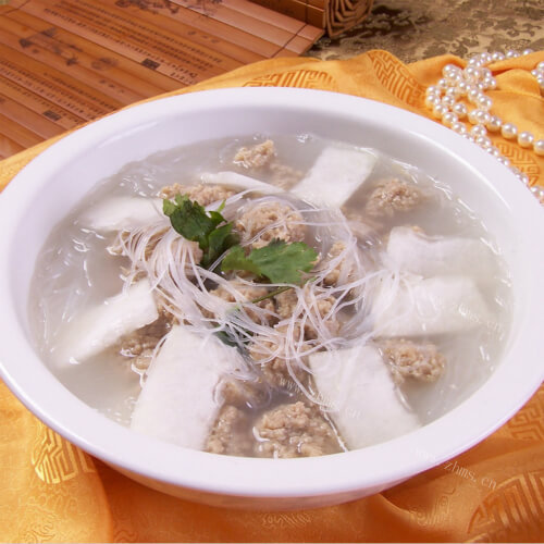 冬瓜烩羊肉丸