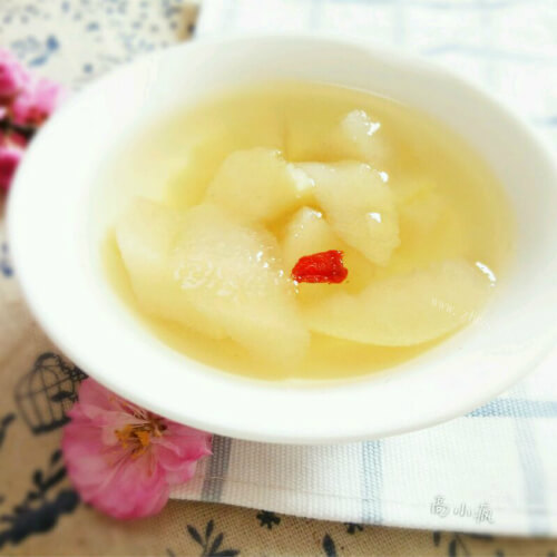 冰糖煮梨水
