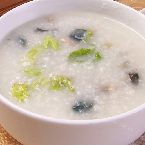 麦香鸡丝粥