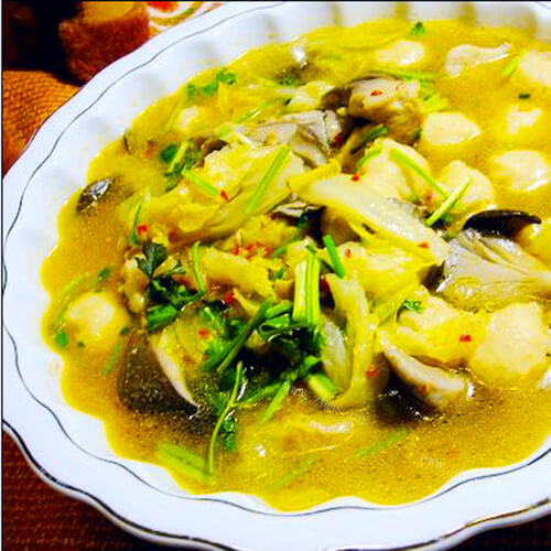 冻菜一锅炖