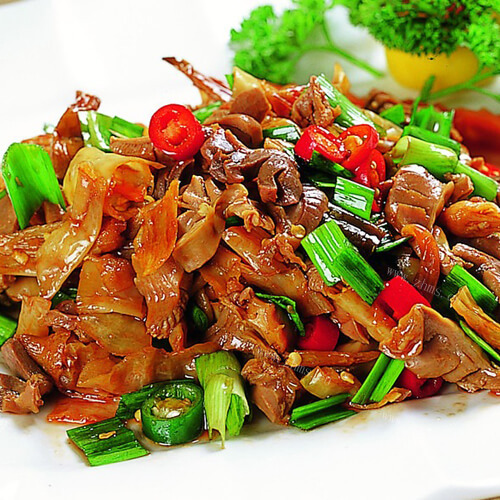 芹菜炒鸭杂