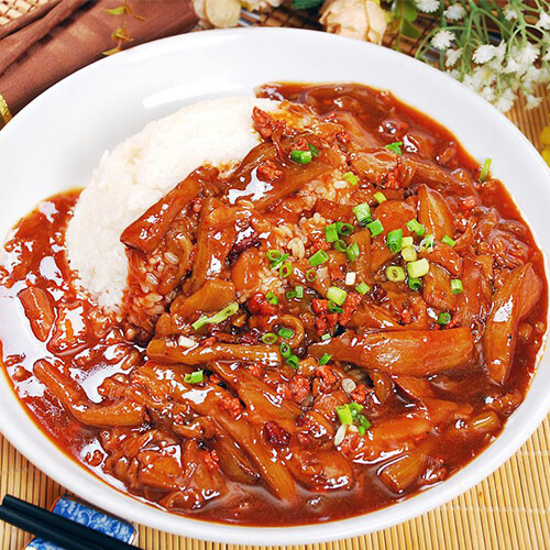 肉糜茄丁盖饭
