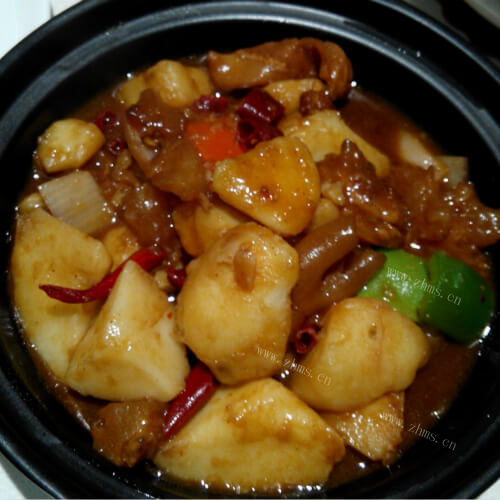 土豆烧蹄筋