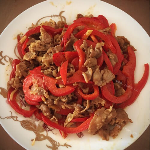 彩椒炒羊肉
