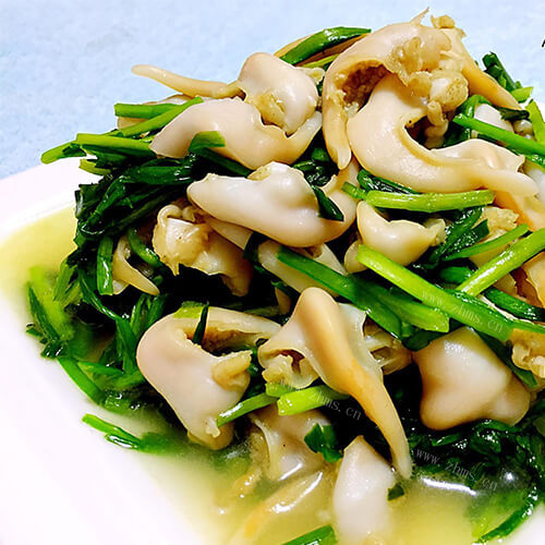 鸳鸯贝炒韭菜