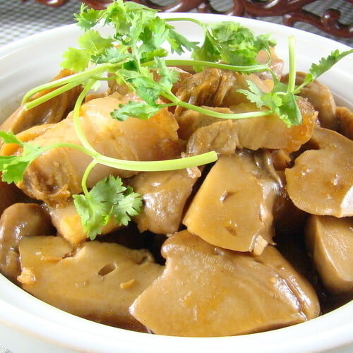干蕨菜炒肉丝