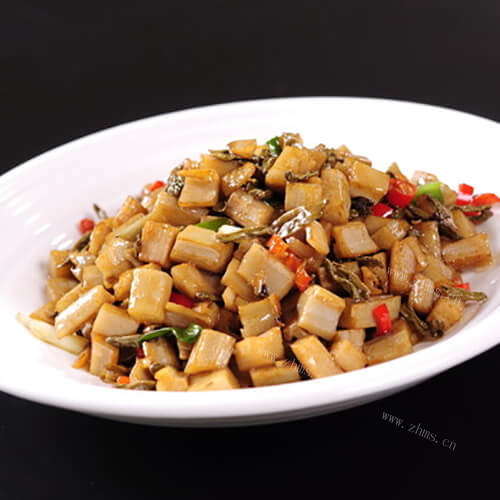 豇豆丁炒藕丁
