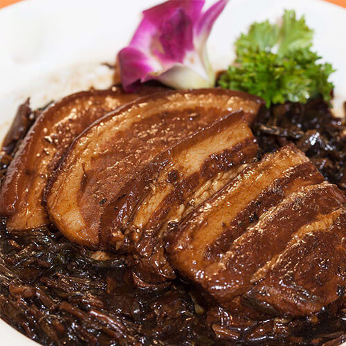 腌菜压肉