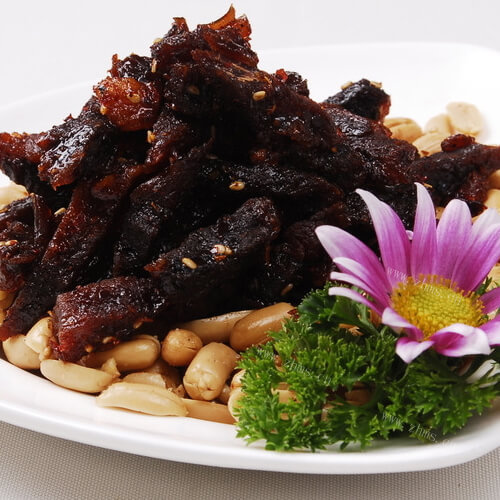 秘制麻辣牛肉干
