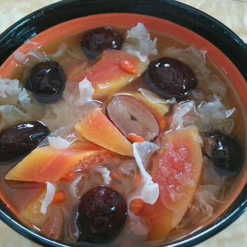 银耳红枣木瓜