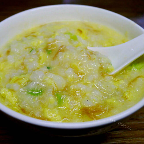 青豆蛋花粥