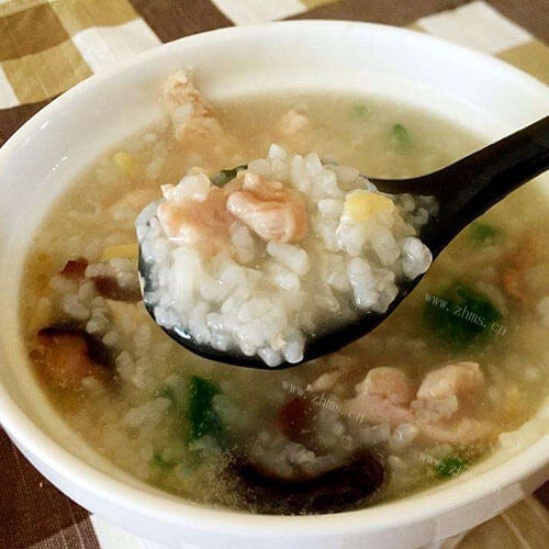乌参鸡粥