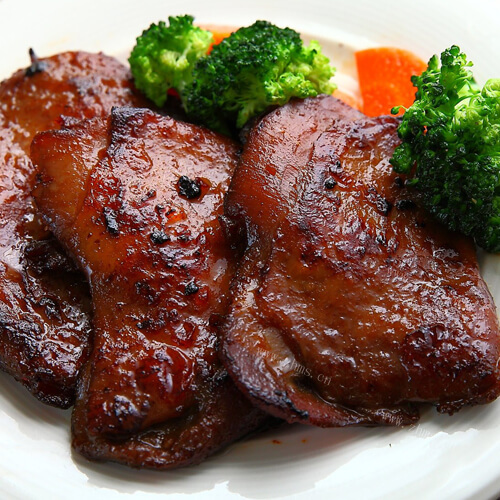可口的照烧鸡腿排