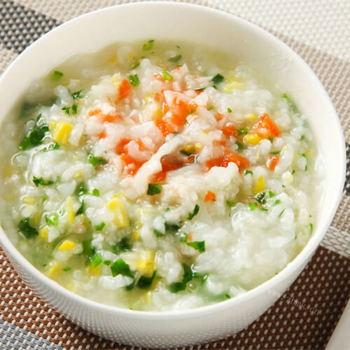 胡萝卜白菜瘦肉粥